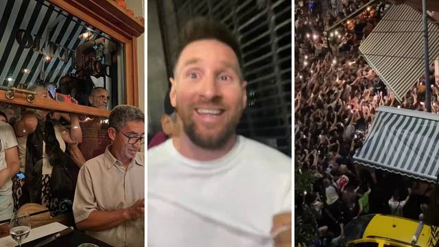VIDEO Messi je došao večerati u Buenos Aires. Jedva je izvukao živu glavu! Pogledajte taj kaos
