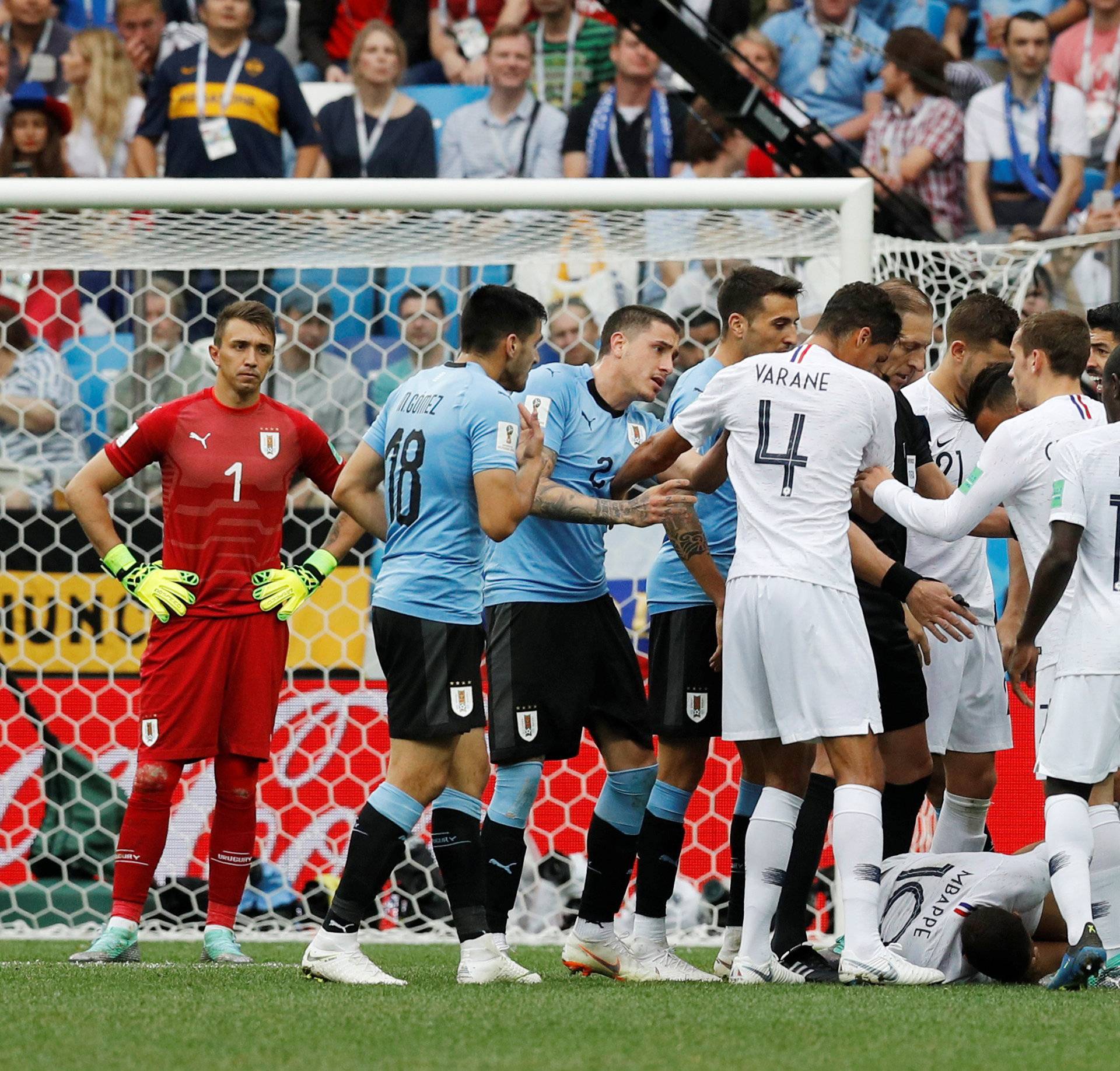 World Cup - Quarter Final - Uruguay vs France