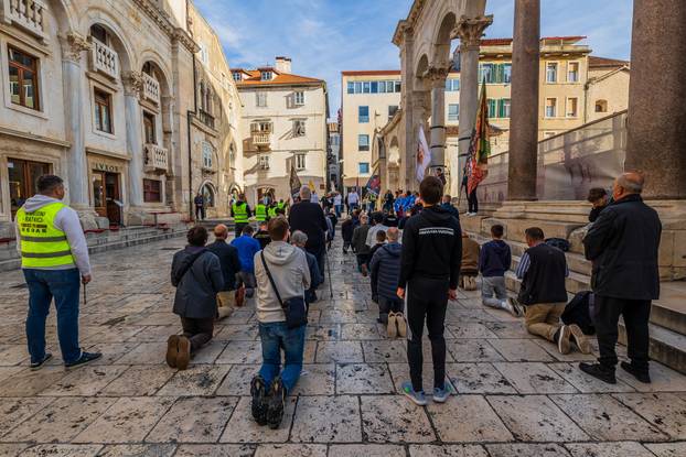 Split: Molitelji na Peristilu okupili su se i ove prve subote u mjesecu
