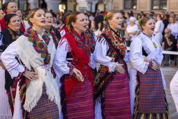 Vinkovci: Svečani mimohod sudionika 60. Vinkovačkih jeseni