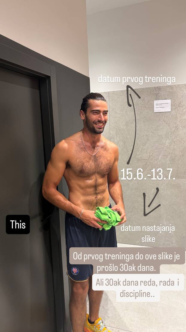 FOTO Gospodin još Savršeniji: Šime Elez se isklesao u mjesec dana, pokazao je trbušnjake...