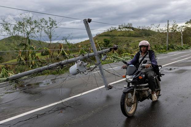 Typhoon Fung-wong in the Philippines