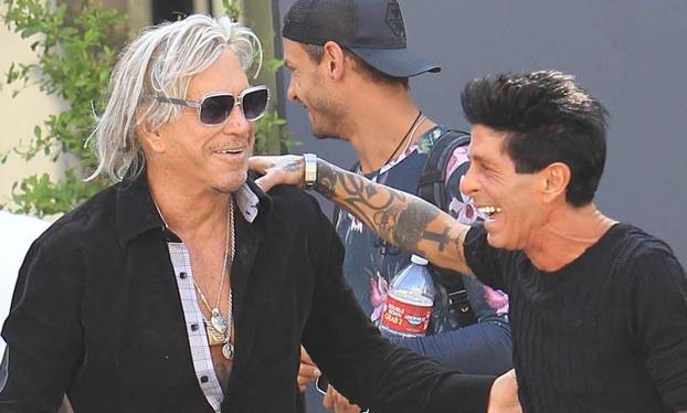 Mickey Rourke Sighting - Beverly Hills