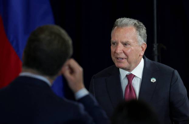 U.S. President Trump meets with Russian President Putin in Alaska