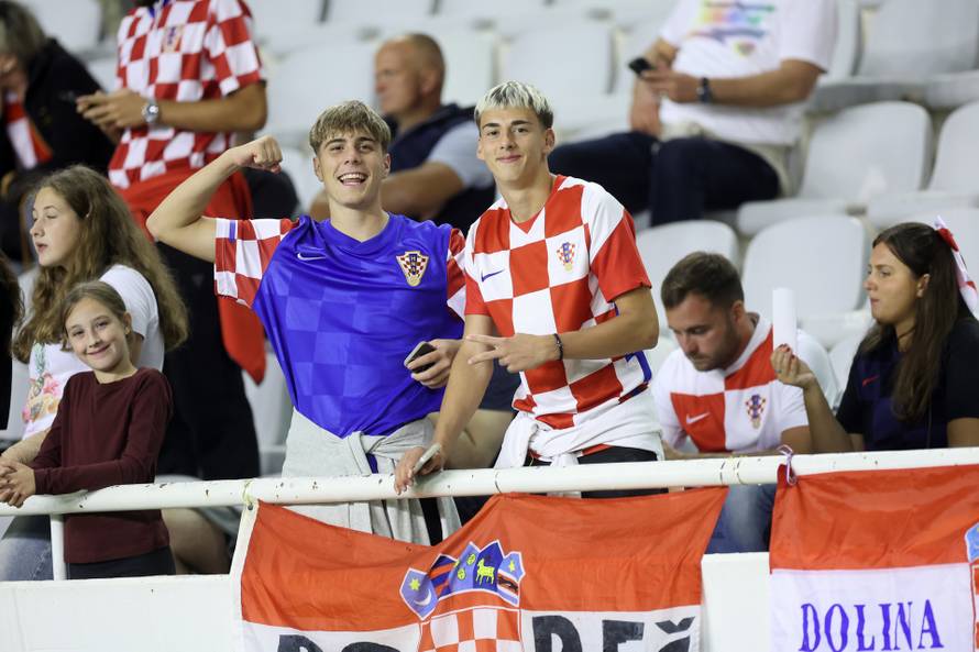 Atmosfera na Poljudu na utakmici između Hrvatske i Španjolske u Ligi nacija