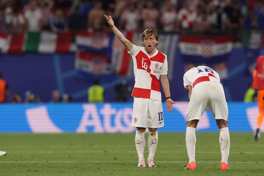 Leipzig: U posljednjem tre?em kolu skupine B na EURU hrvatska nogometna reprezentacija je odigrala 1-1 protiv Italije 