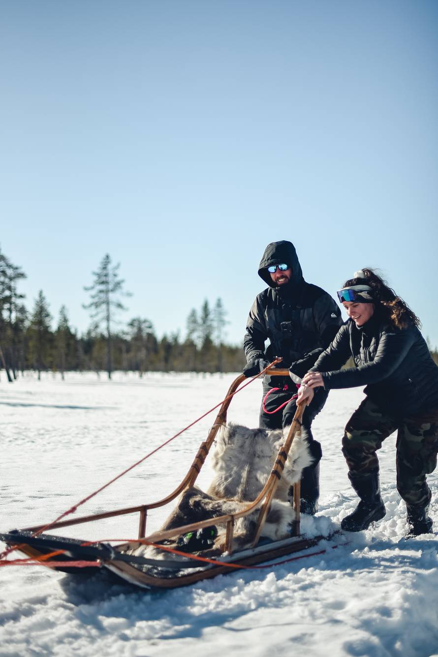Hana s Raba živi zimsku bajku u Laponiji: 'Na -40 °C mi se lede trepavice, a ja uživam!'