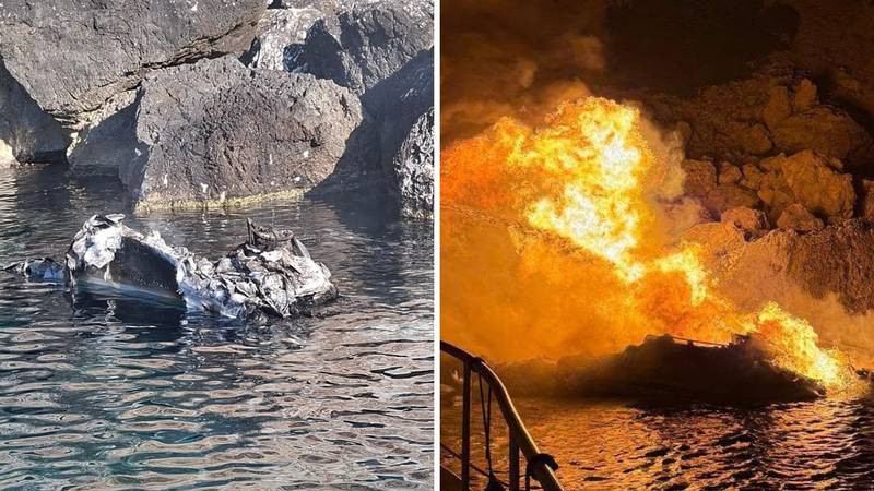 Obustavili potragu za skiperom kod Šolte, kod otoka Svetac noćas potpuno izgorjela brodica
