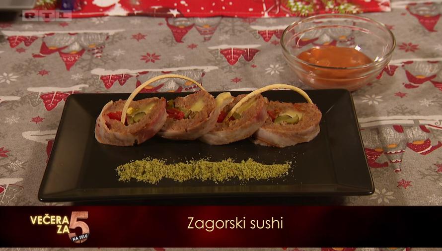 Mladi Matija gostima spremio zagorski sushi: 'Sirovo meso!? Ja ovo ni mrtav ne bih pojeo...'