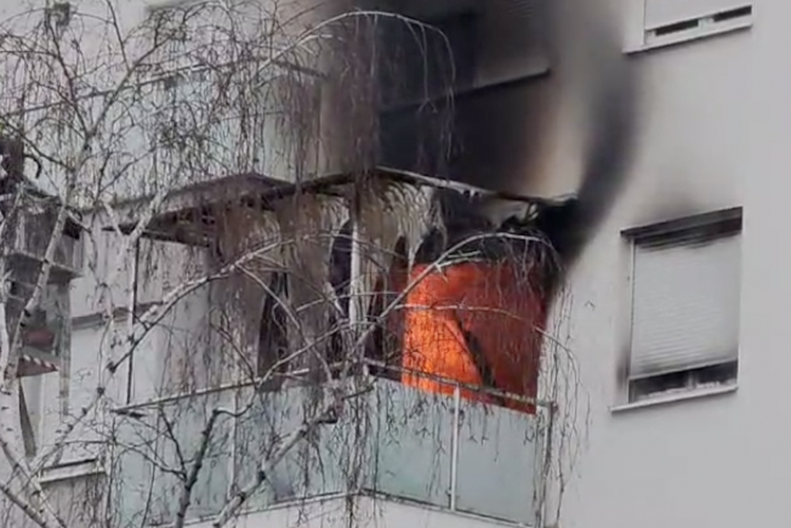 Požar u Zagrebu