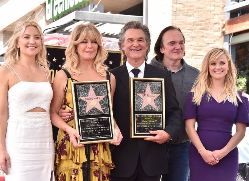 Goldie Hawn and Kurt Russell Hollywood Walk of Fame Ceremony