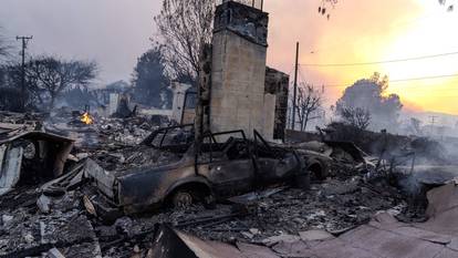 GALERIJA Dim je 'pojeo' sunce: Jezive fotografije Los Angelesa