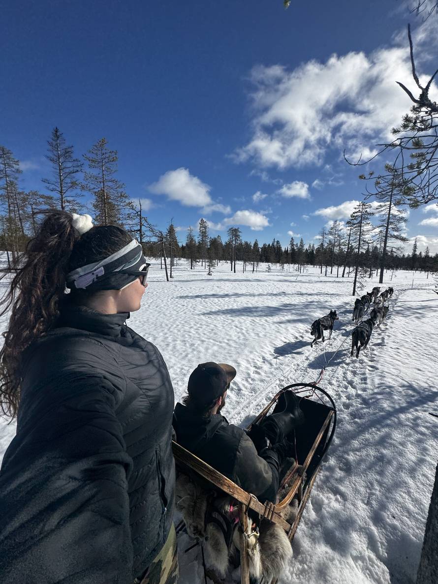 Hana s Raba živi zimsku bajku u Laponiji: 'Na -40 °C mi se lede trepavice, a ja uživam!'
