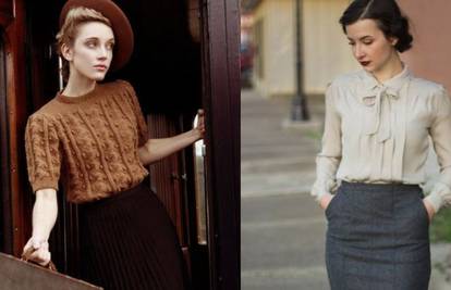 Doba pedesetih: Uski struk bio je stilska obaveza, uz lagane bluze i elegantne pletene veste