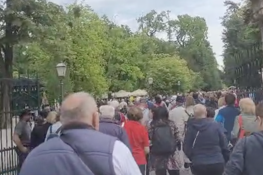 Gužve na ulazu u Park Maksimir