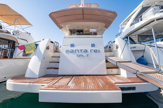Najveća jahta hrvatske proizvodnje, Panta Rei, izložena na Biograd Boat Showu
