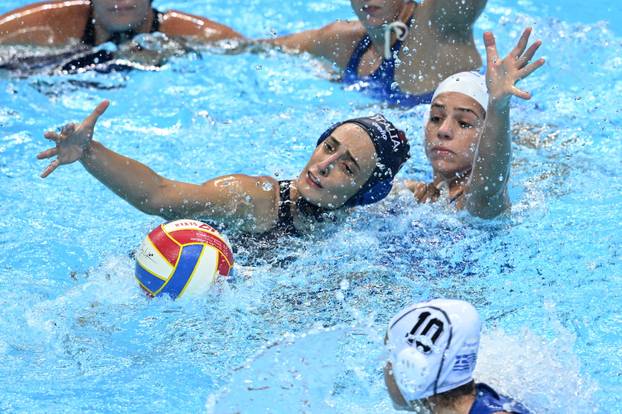 Europsko prvenstvo u vaterpolu za žene, polufinale, Grčka - Italija