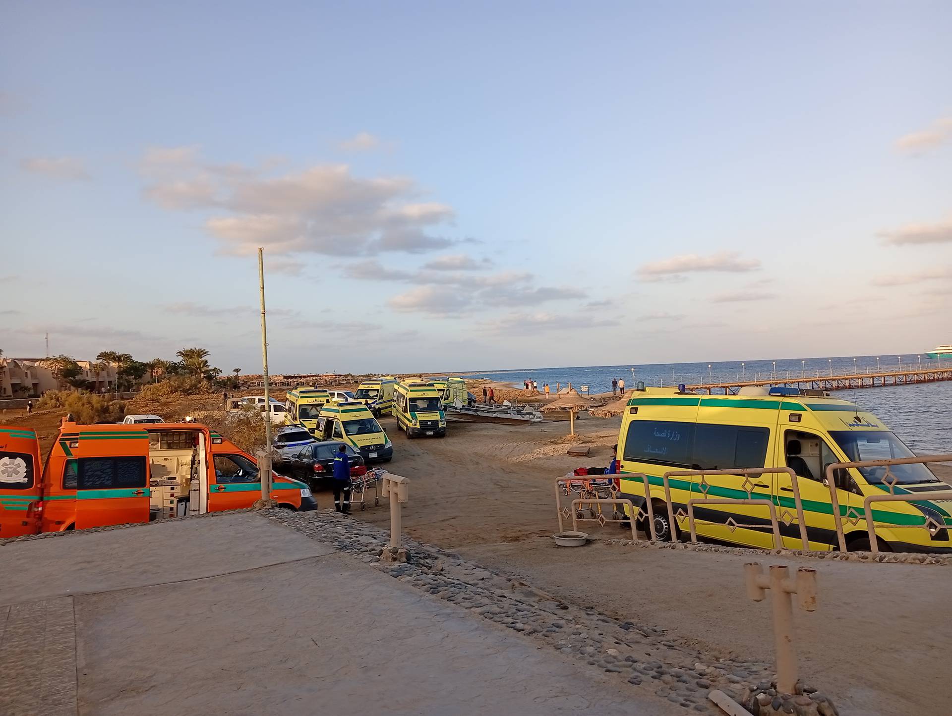 Tourist boat sank in Marsa Alam