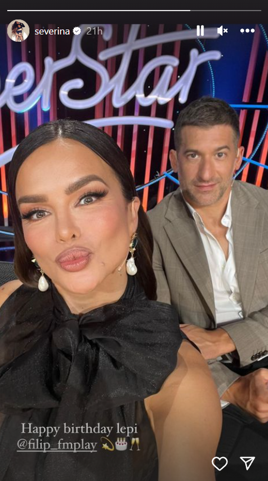 Severina u 'Superstaru' stala na kraj glasinama: 'Nemam ništa s Filipom Miletićem, nismo u vezi'
