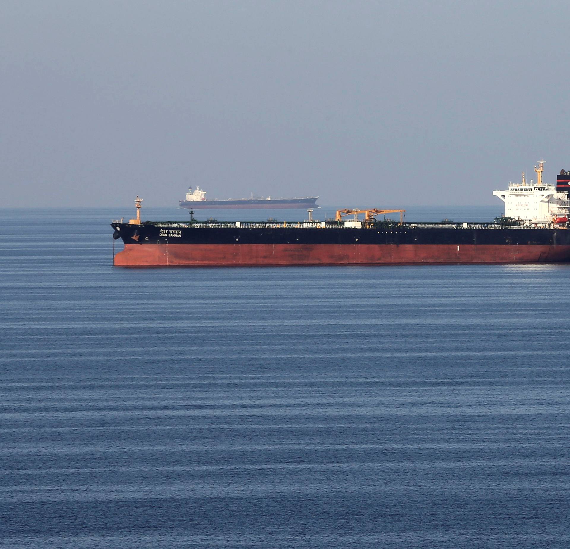 FILE PHOTO: FILE PHOTO: Oil tankers pass through the Strait of Hormuz