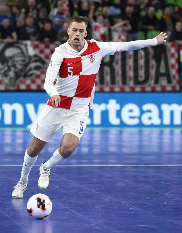 Susret Hrvatske i Španjolske u polufinalu Europskog prvenstva u futsalu