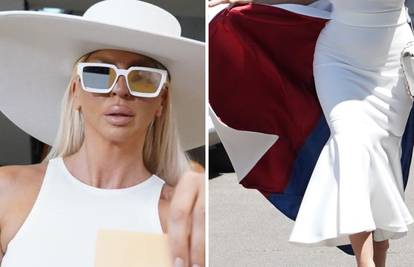 Jelena Karleuša izašla na izbore u Srbiji: Glasala je u haljini na trobojnicu, nije nosila grudnjak