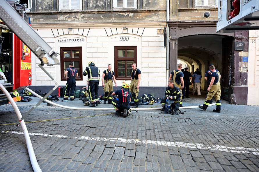 Zagreb: Požar u Mesničkoj ulici