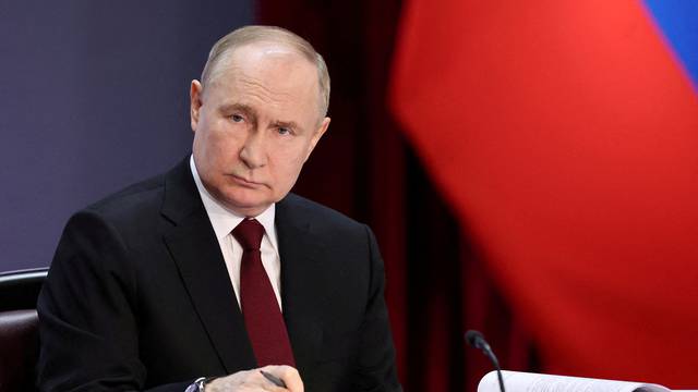 FILE PHOTO: Russian President Vladimir Putin in Moscow