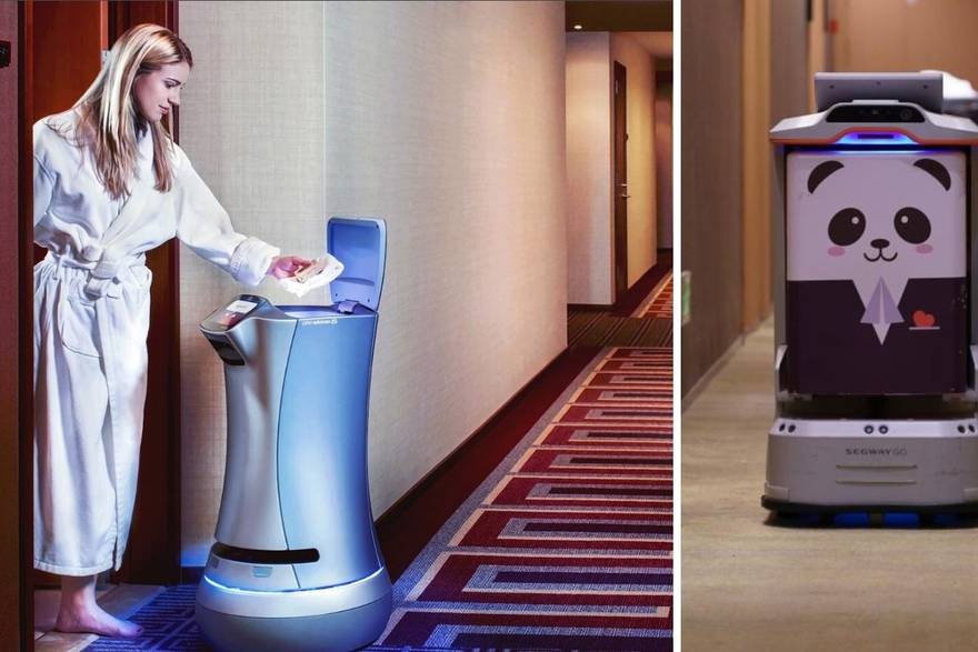 Bilo je kao u hororu, netko kuca i na vratima se pojavi - robot!