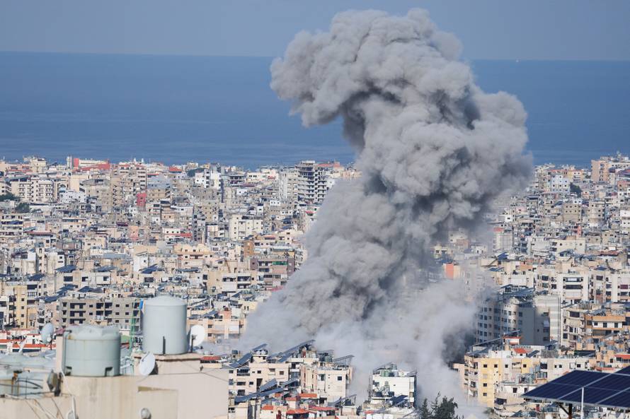 Escalation between Hezbollah and Israel, amid the U.S.-Israeli conflict with Iran, in Beirut