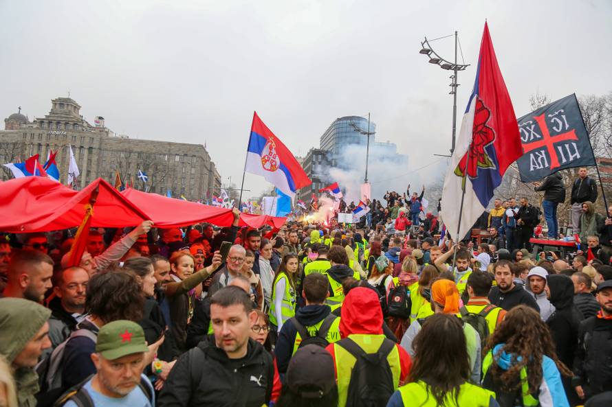 Počeo vjerojatno najveći prosvjed u povijesti Srbije "15 za 15"