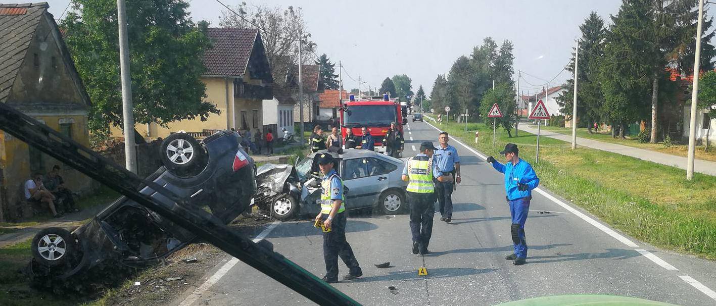 Troje ljudi završilo u bolnici nakon sudara kod Virovitice