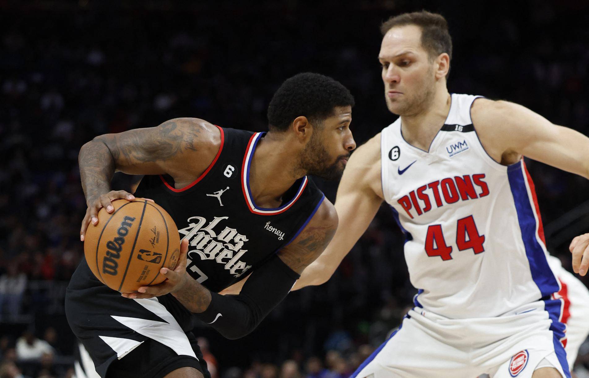 NBA: Los Angeles Clippers at Detroit Pistons