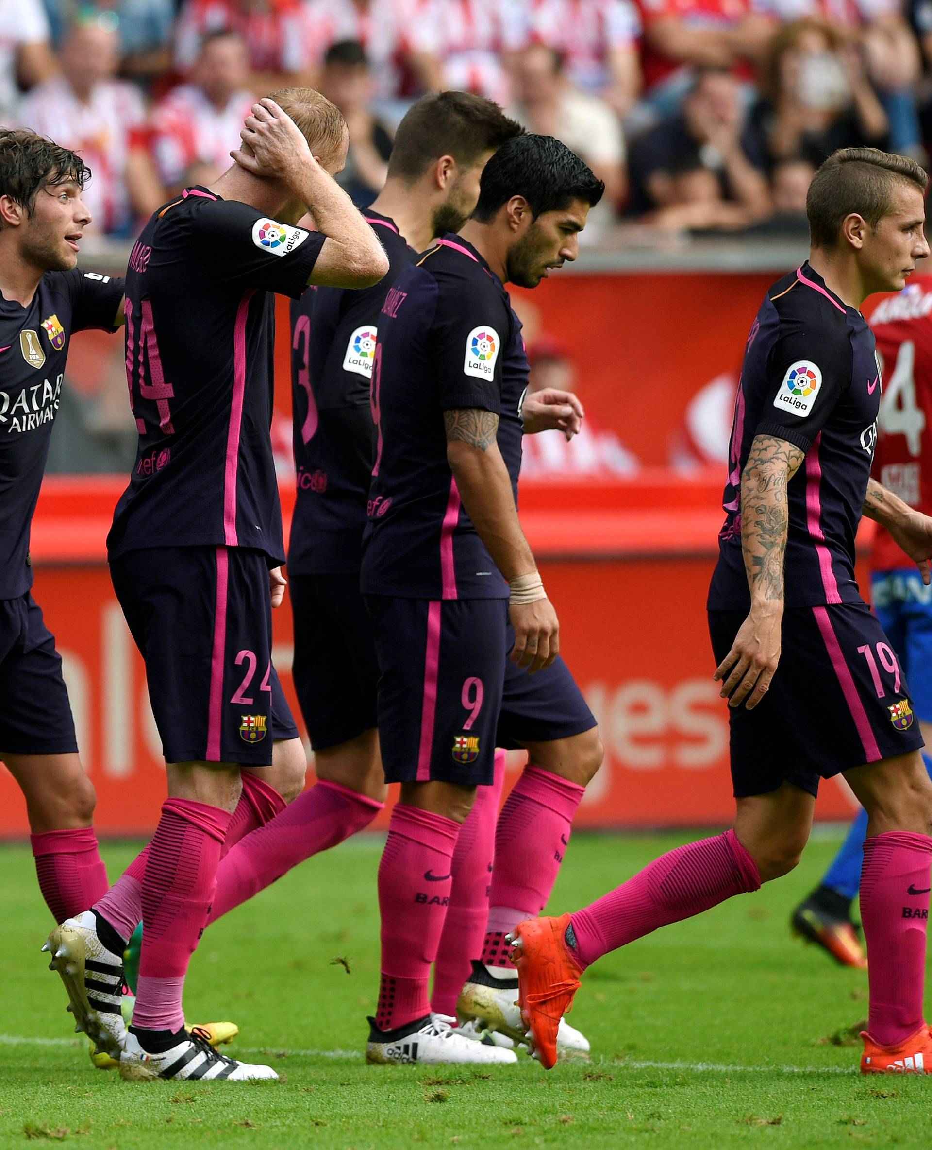 Football Soccer -  Sporting Gijon v Barcelona