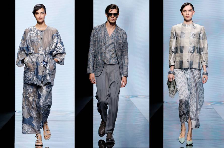 Armanijevo proljeće: Mekane linije i nijanse ledeno plave