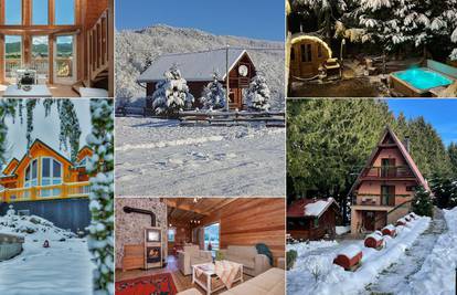 Odmor u snježnoj idili: Lijepe kućice u Gorskom kotaru i Lici donose pravi bijeg od stvarnosti