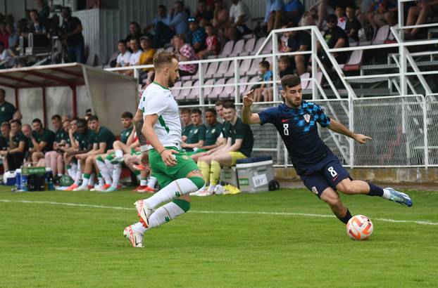 Vrbovec: Prijateljska utakmica nogometnih U21 reprezentacija Hrvatske i Irske