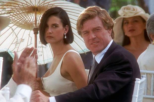 INDECENT PROPOSAL 1993 Paramount Pictures film with Robert Redford and Demi Moore