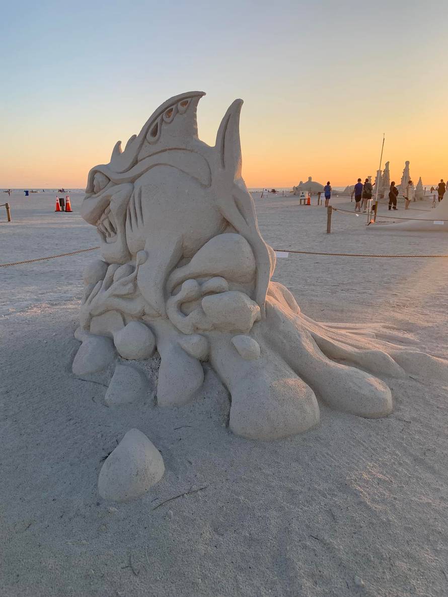 FOTO Spektakularne skulpture od pijeska na floridskoj plaži