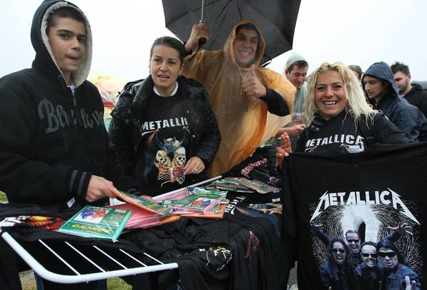 Zagreb: Najvjerniji fanovi Metallice ve? su stigli ispred Hipodroma