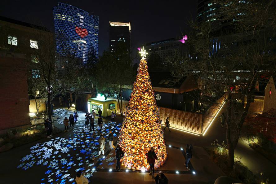 Christmas season in Beijing, China