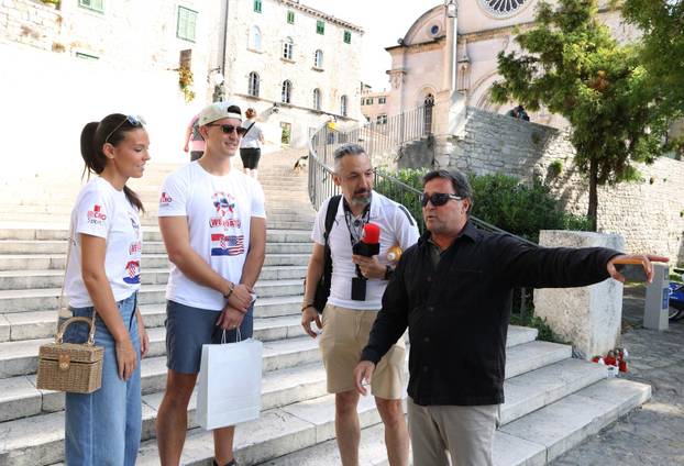 Američki bračni par Smith koji su proslavili hrvatski navijači posjetio Šibenik