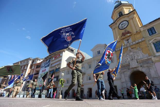 Rijeka: Mimohod povodom obljetnice Oluje te prigodno polaganje vijenaca za sve poginule