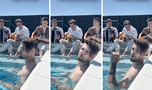Harmonika na bazenu: Polkaholiki otpjevali Rim Tim Tagi Dim i najavili nastup