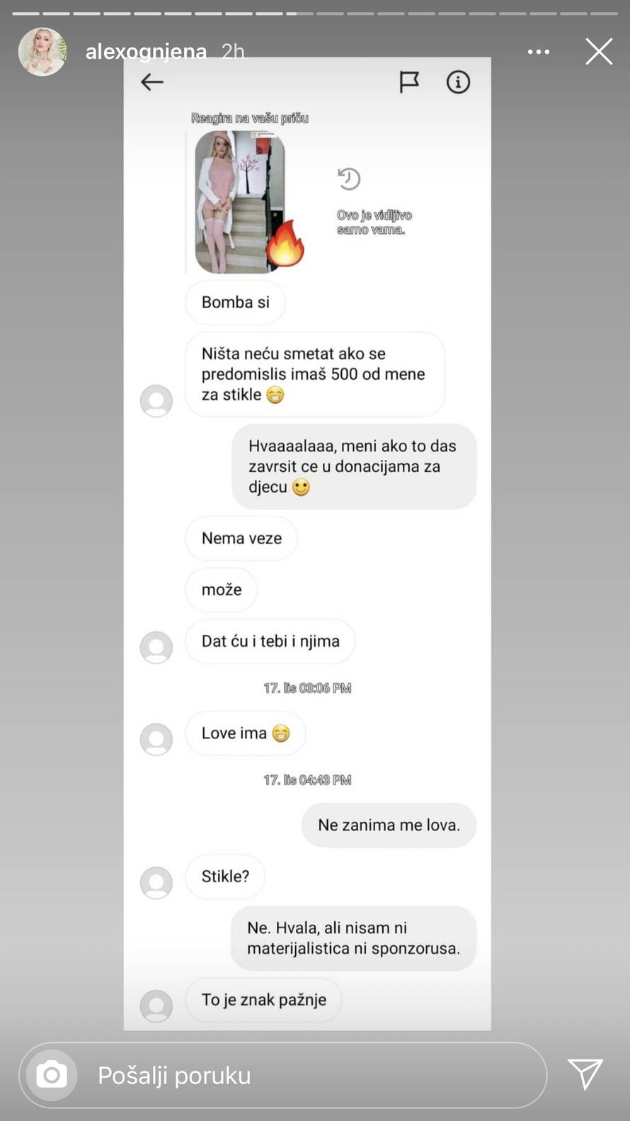 Alex Ognjenoj nude 3000 eura za jednu noć: 'Objavit ću vam imena da vam žene sve vide!'