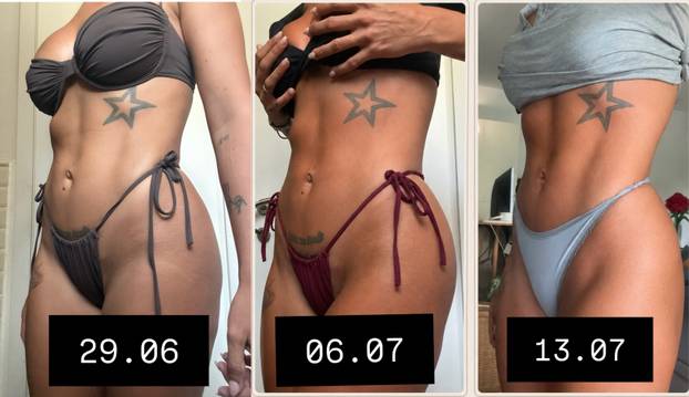 FOTO Ella Dvornik pokazala transformaciju: Skinula se i otkrila koliko ima kila