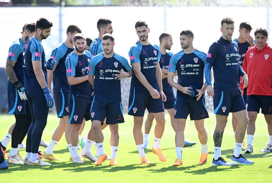 Rotterdam: Trening hrvatske nogometne reprezentacije