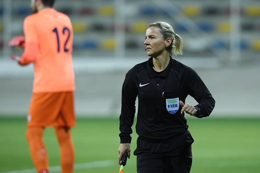 Zagreb: Sanja Rođak Karšić, prva pomoćna sutkinja na utakmici Rudeša i Zaprešića