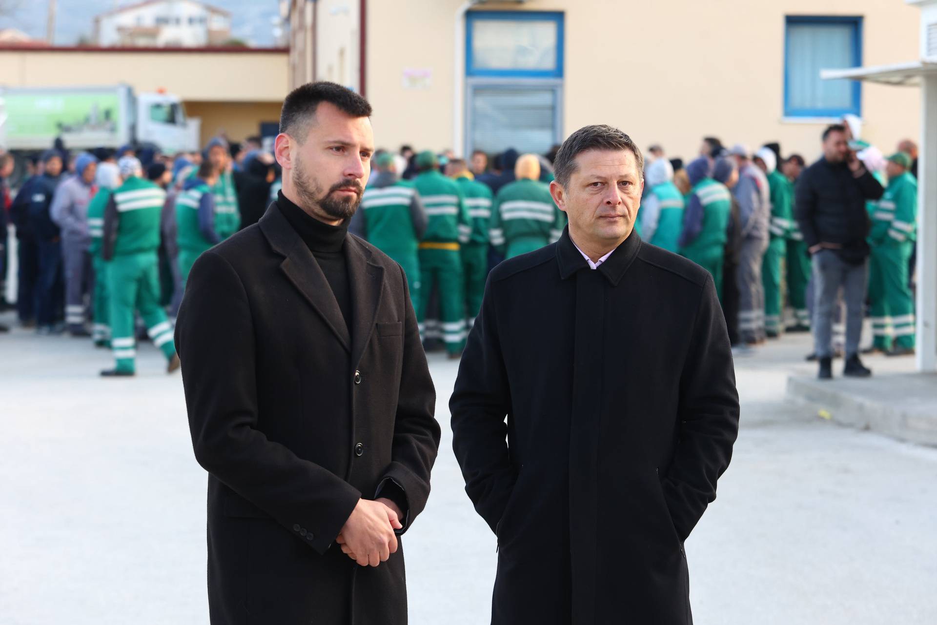 Split: Puljak i Ivošević stigli u Čistoću na pregovore s direktorom tvrtke