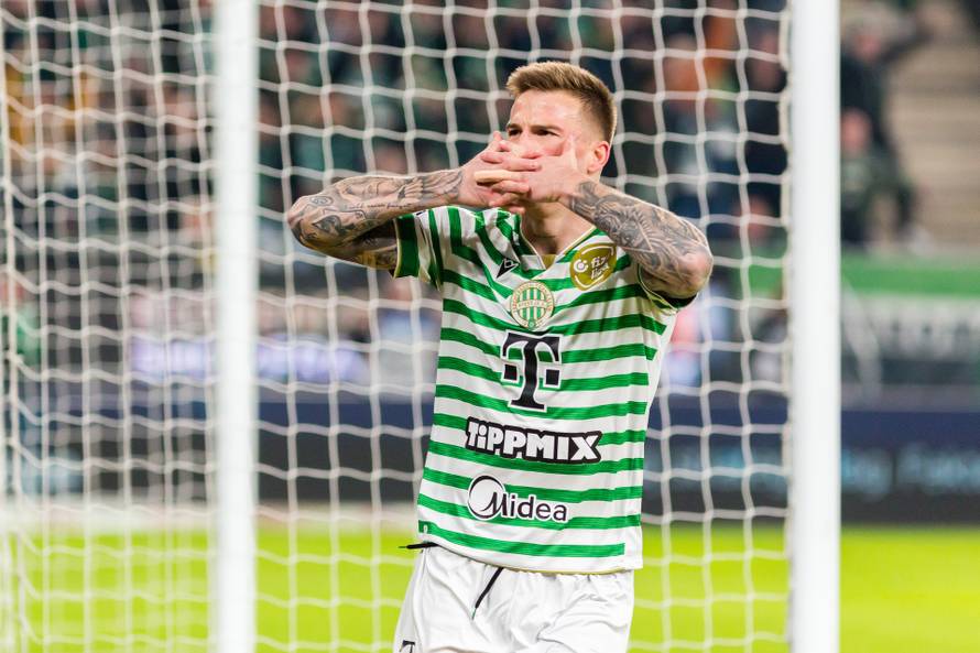 Ferencvaros v Ujpest, Fizz Liga football, Budapest, Hungary